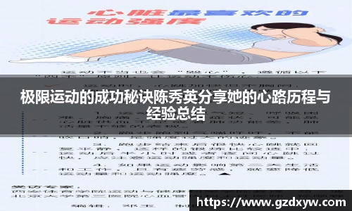 极限运动的成功秘诀陈秀英分享她的心路历程与经验总结