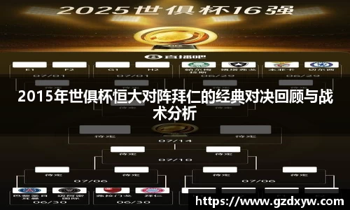 2015年世俱杯恒大对阵拜仁的经典对决回顾与战术分析